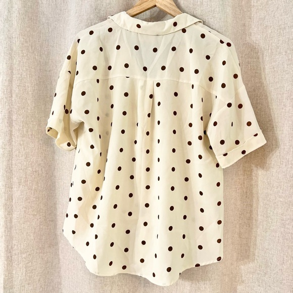 Roolee Polka Dot Button Down Blouse - Picture 8 of 8